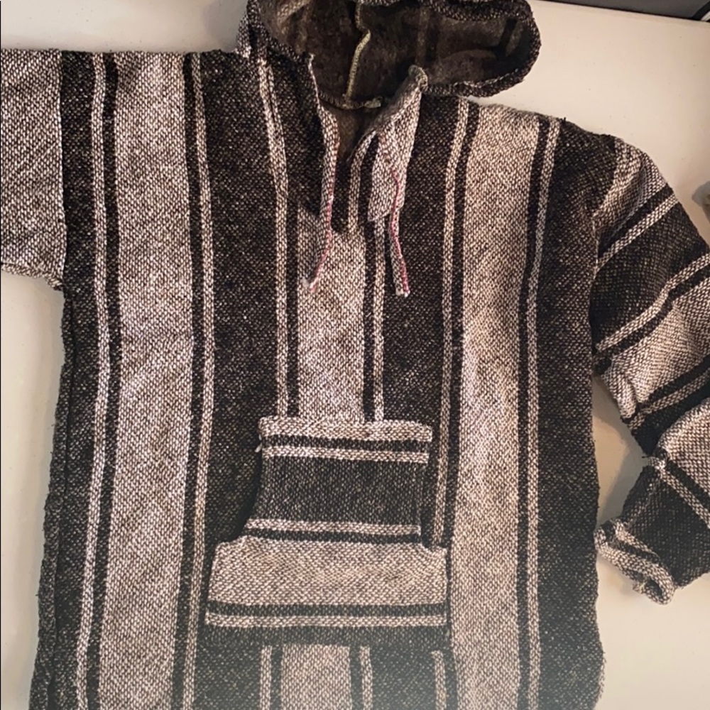 Warm and comfortable poncho sweater